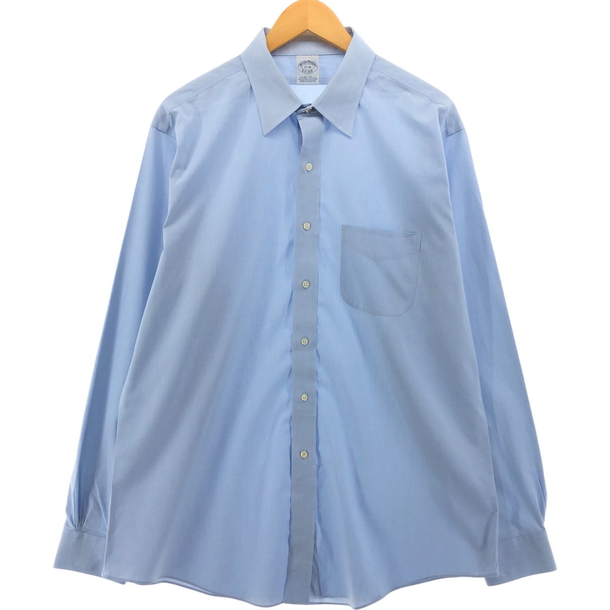 古着 ブルックスブラザーズ Brooks Brothers Est.1818 長袖 コットンシャツ メンズXL相当/eaa541701