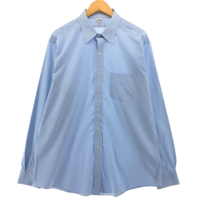古着 ブルックスブラザーズ Brooks Brothers Est.1818 長袖 コットンシャツ メンズXL相当/eaa541701