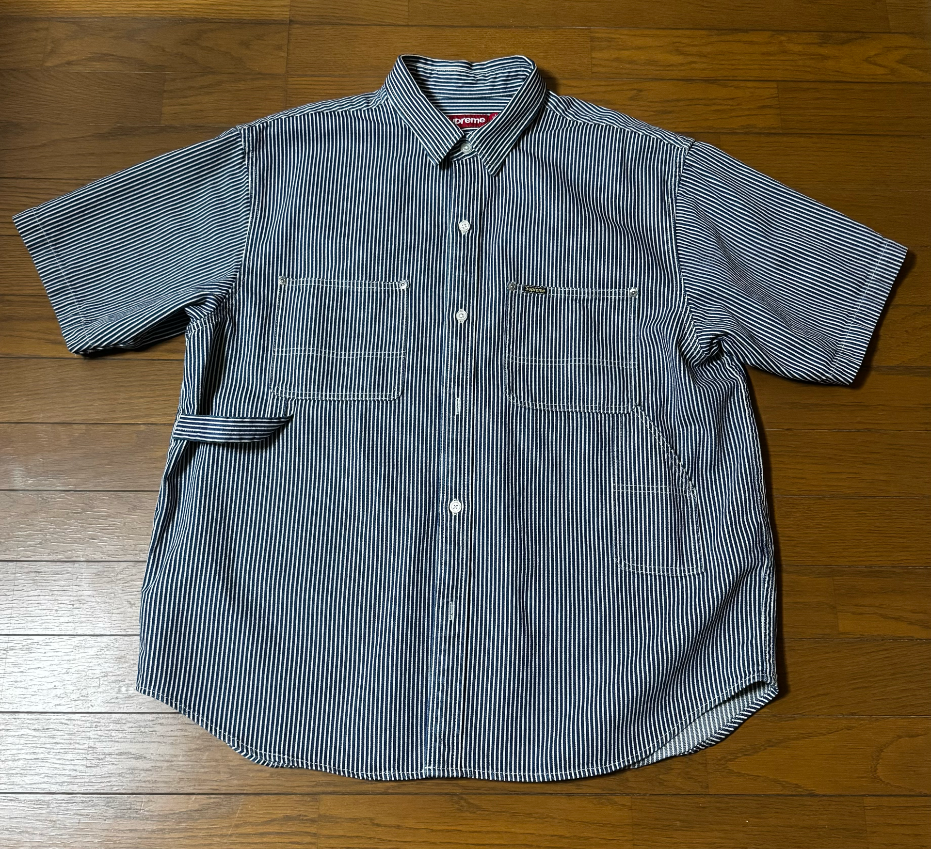 Supreme Loose Fit S/S Denim Painter Shirt "Stripe"