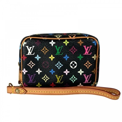 LOUIS VUITTON ルイヴィトン ポーチ トゥルースワピティ M58034 モノグラムマルチカラー マルチカラー ゴールド金具 レディース【中古品】
