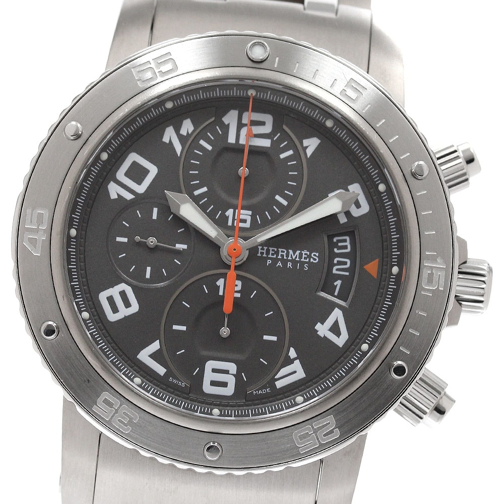 ☆良品 エルメス クリッパー メカニックダイバー メンズ 【中古】