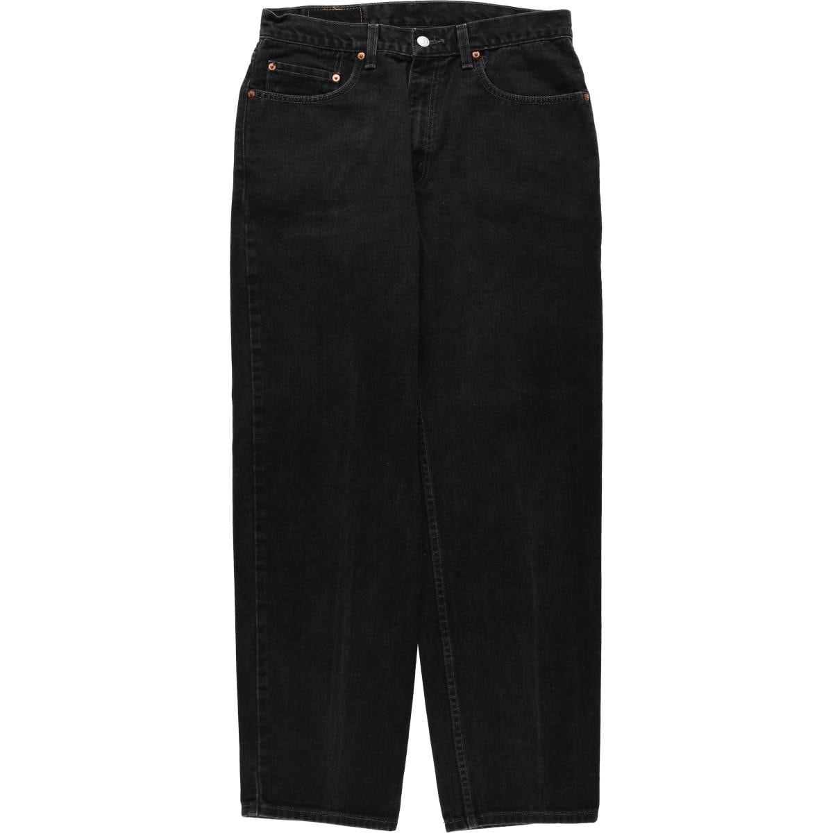 古着 00年代 リーバイス Levi's 550 RELAXED FIT ブラックデニム テーパードデニムパンツ メンズw33相当/eaa633933