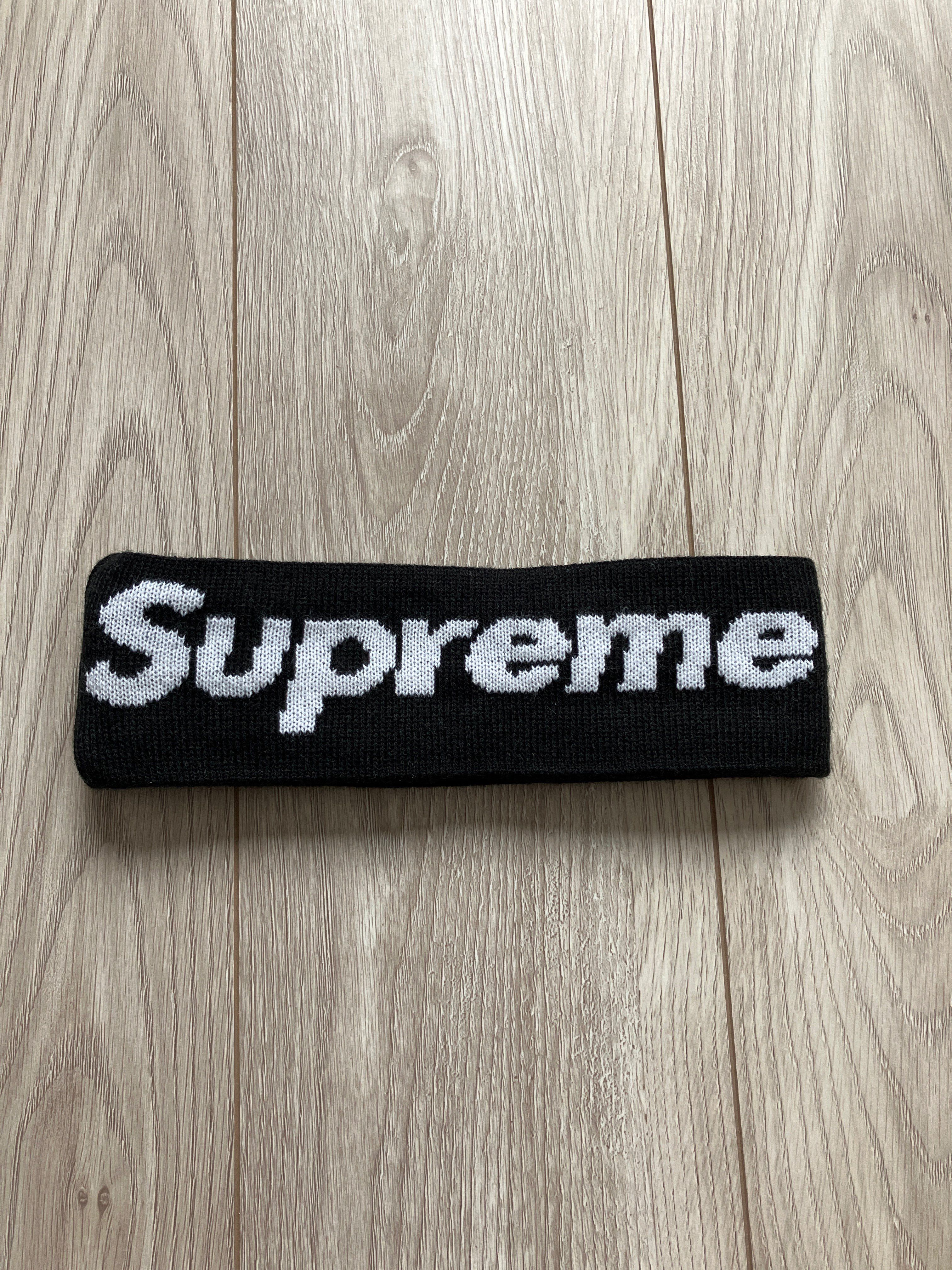 Supreme / New Era® Big Logo Headband "Black"