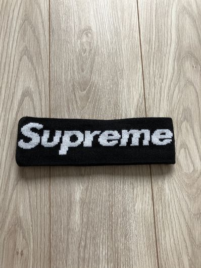 Supreme / New Era® Big Logo Headband "Black"