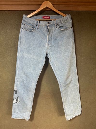 Supreme / Thrasher® Regular Jean "Washed Blue"