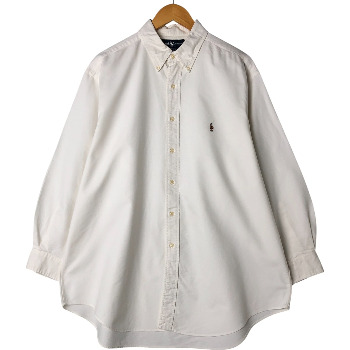 古着 ラルフローレン Ralph Lauren YARMOUTH 長袖 ボタンダウンシャツ メンズXL相当/eaa560117