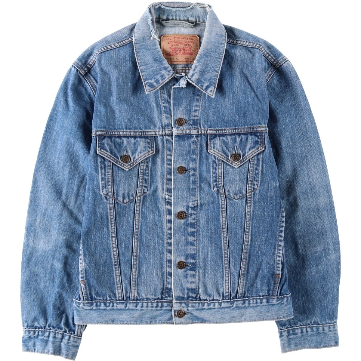 古着 00年代 リーバイス Levi's 70550-0414 ユーロモデル デニムジャケット Gジャン メンズM相当/eaa634679