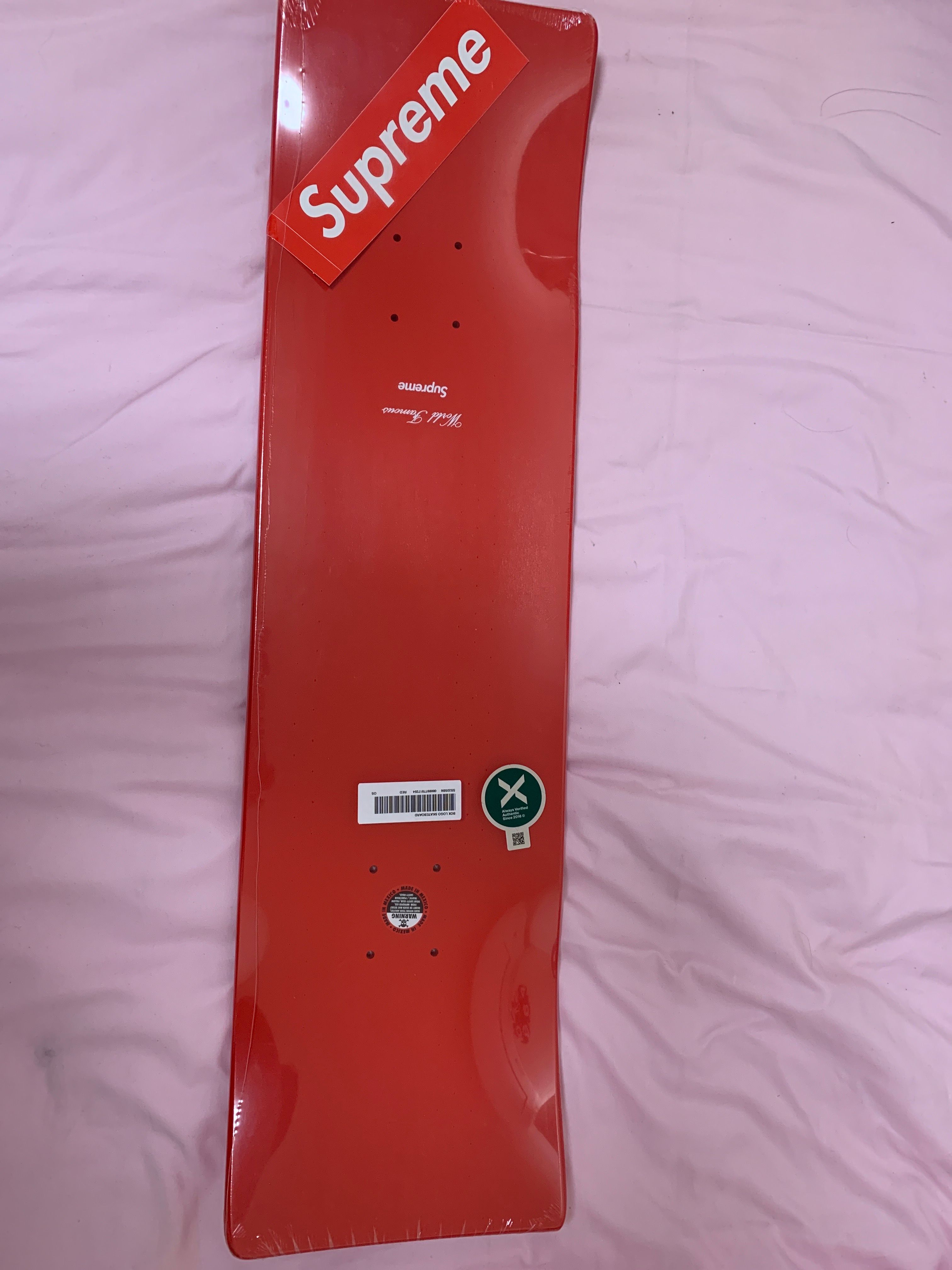 Supreme Uncut Box Logo Skateboard 