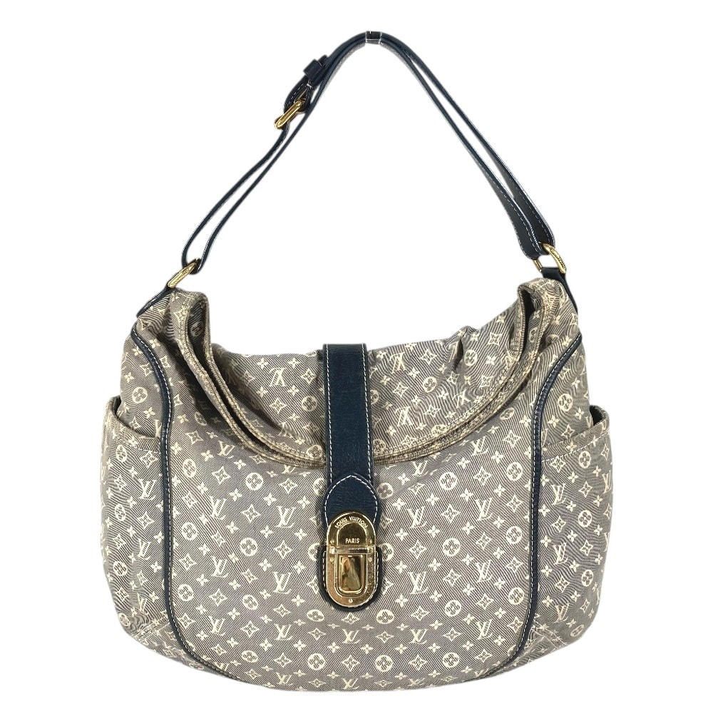ルイヴィトン LOUIS VUITTON ロマンス  M56700  モノグラムイディール カバン 肩掛け ショルダーバッグ モノグラムイディール アンクル ネイビー