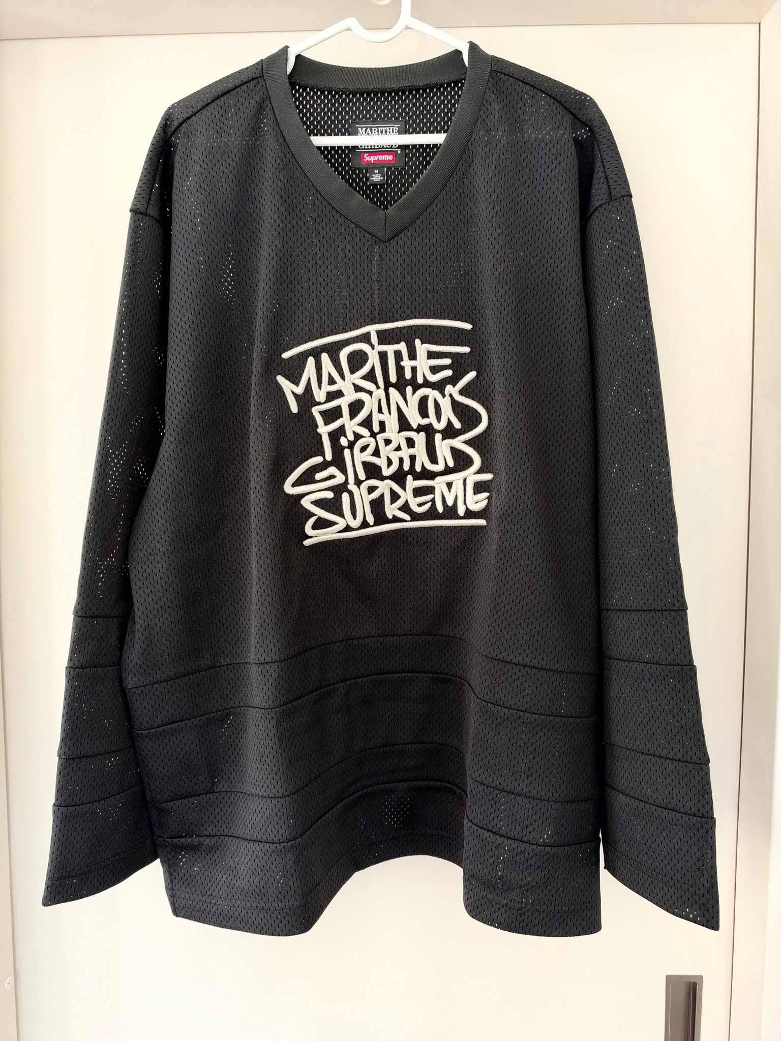Supreme x Marithe + Francois Girbaud Hockey Jersey "Black"