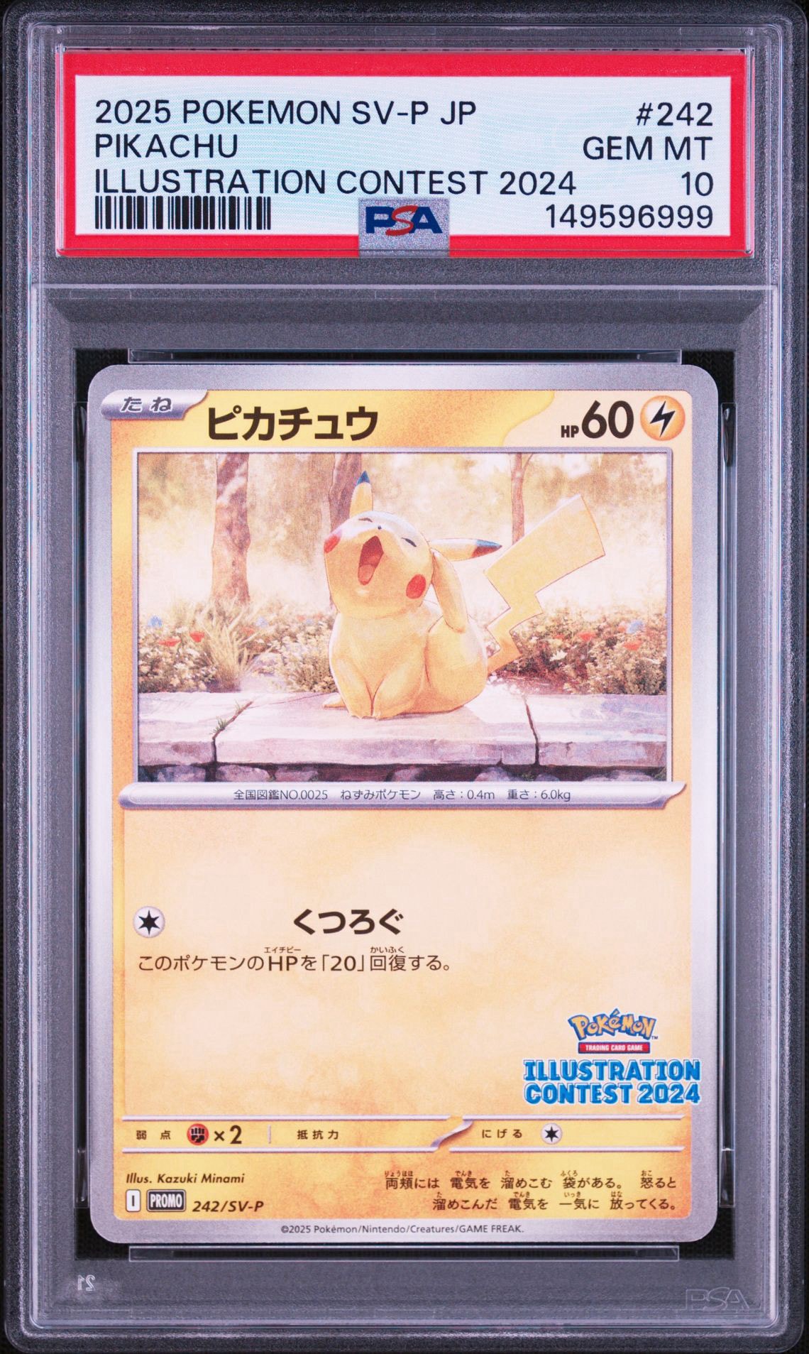 ピカチュウ [SV-P 242](プロモカードパック「イラストレーション