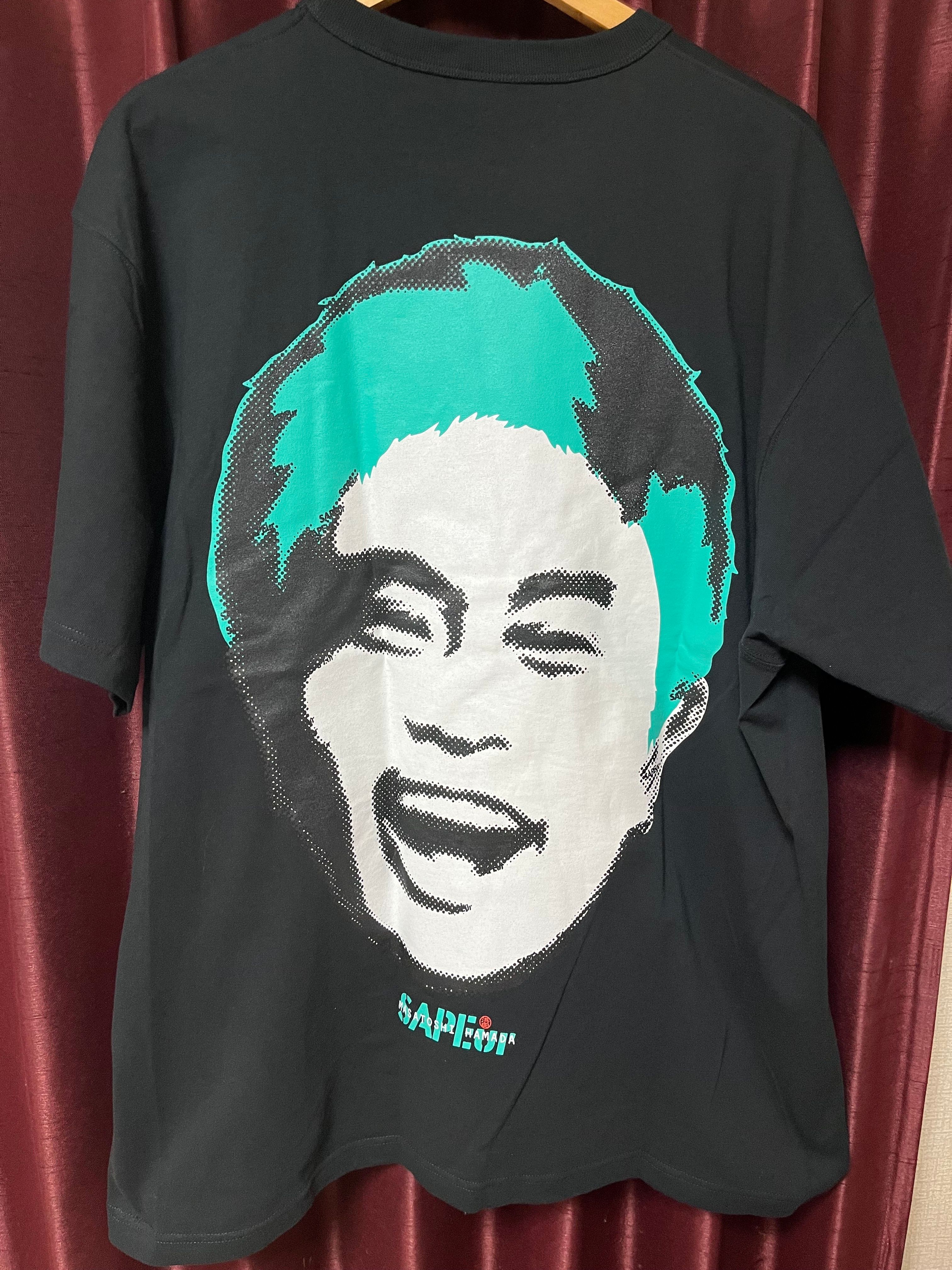 SAPEur x MASATOSHI HAMADA Stamp Logo S/S Tee #4 "Black/Mint"