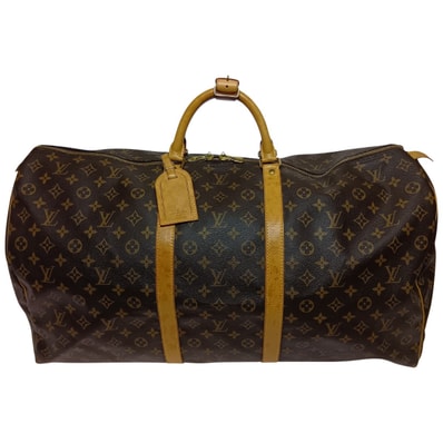 LOUIS VUITTON ルイヴィトン モノグラム キーポル 60 ボストンバッグ M41422 ブラウン