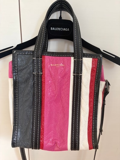バレンシアガ balenciaga バザールショッパー ショルダーバッグ XS ピンク