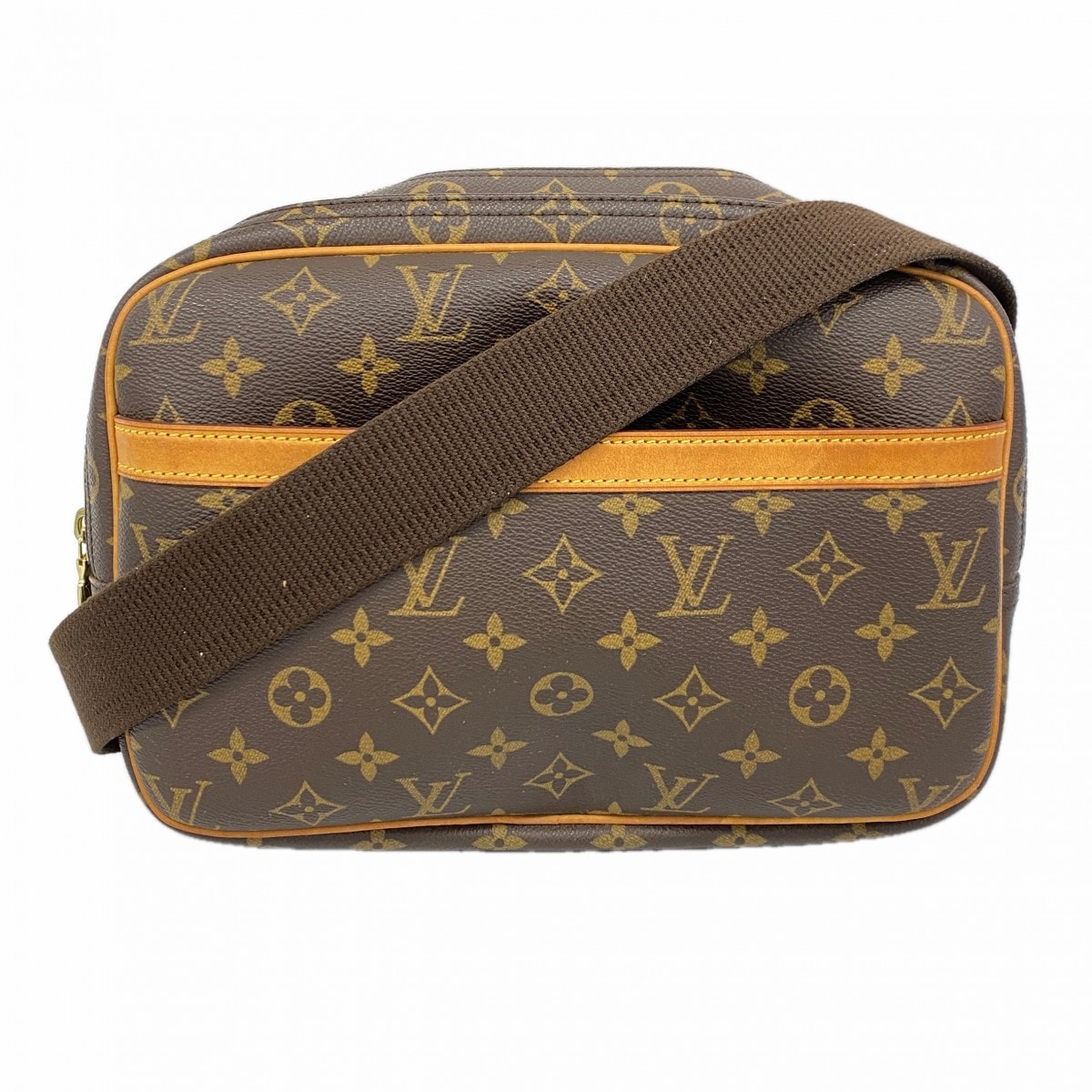 ★最終価格【6cd5547】ルイヴィトン ショルダーバッグ モノグラム リポーターPM M45254 ブラウン【中古】レディース