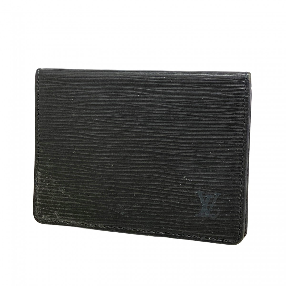 【6ec3274-k】ルイヴィトン カードケース エピ ポルト2カルトヴェルティカル M63202 ノワール【中古】メンズ レディース ユニセックス