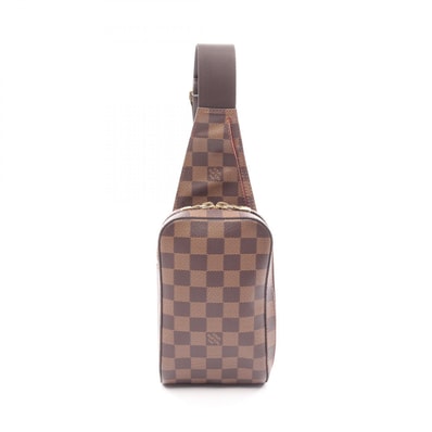 ルイ・ヴィトン LOUIS VUITTON ジェロニモス ウエストバッグ ボディバッグ バッグ PVCコーティングキャンバス ダミエ エベヌ メンズ レディース ブラウン系 N51994 【中古】