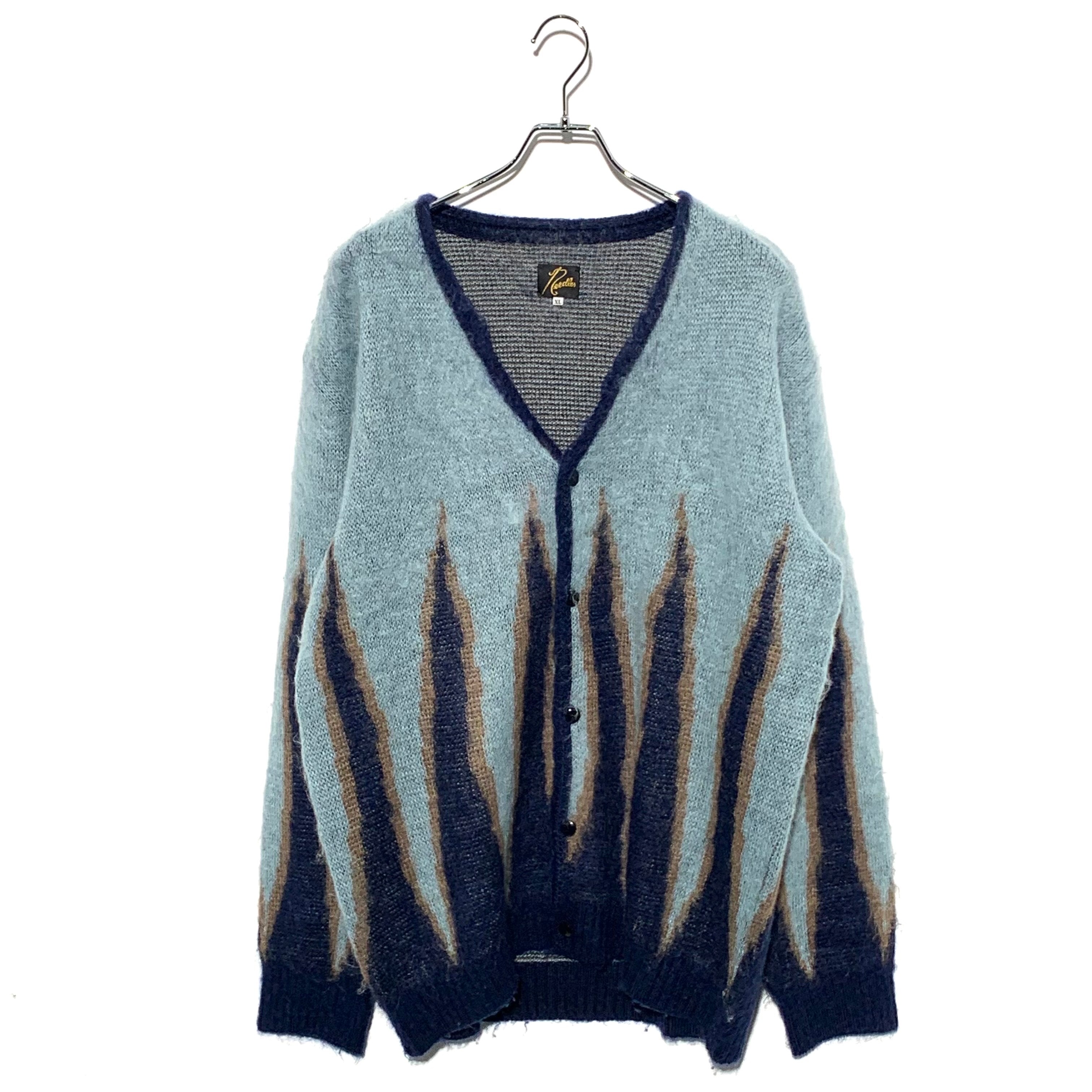 NEEDLES Mohair Cardigan Flame - Sculpstore Exclusive "Navy"