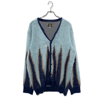 NEEDLES Mohair Cardigan Flame - Sculpstore Exclusive "Navy"