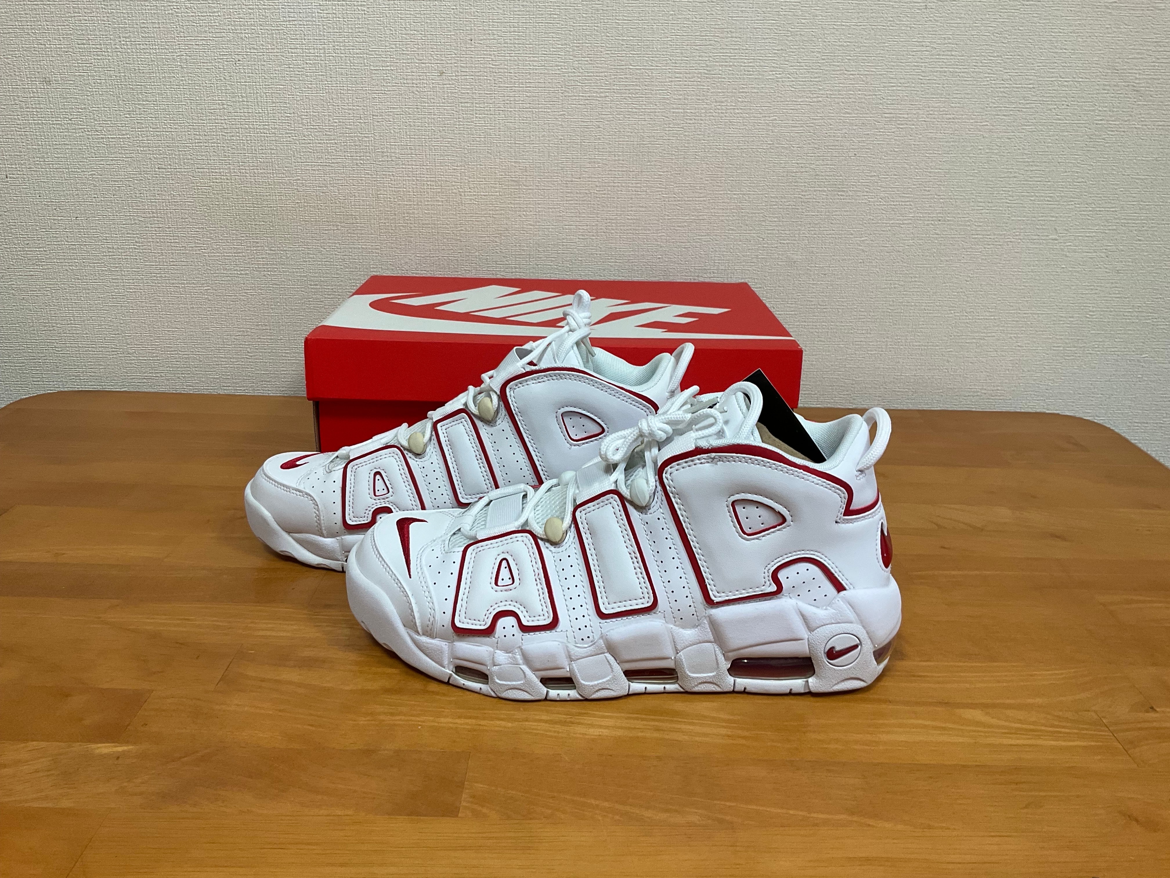 ナイキ エア モア アップテンポ "ホワイト/バーシティレッド" (2021)