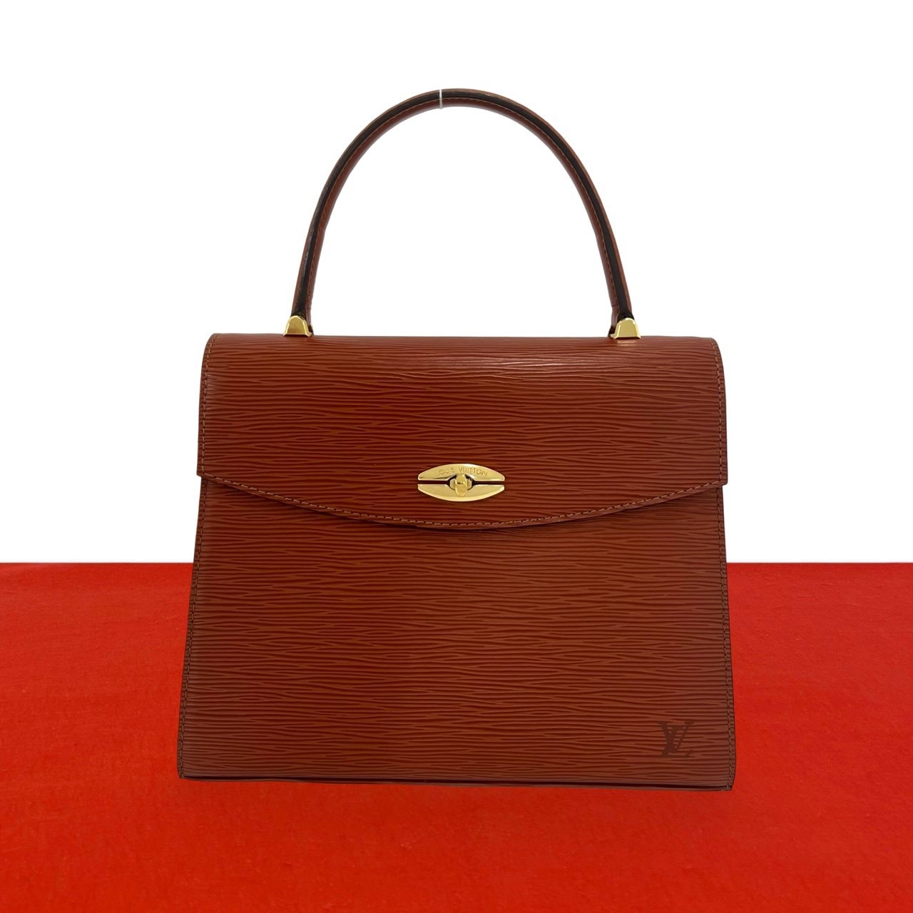 LOUIS VUITTON ルイヴィトン マルゼルブ エピ レザー ハンドバッグ ケニアブラウン ブラウン
00745