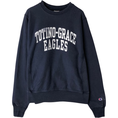 古着 チャンピオン Champion リバースウィーブ 復刻 単色タグ カレッジスウェットシャツ トレーナー メンズS相当/eaa633702