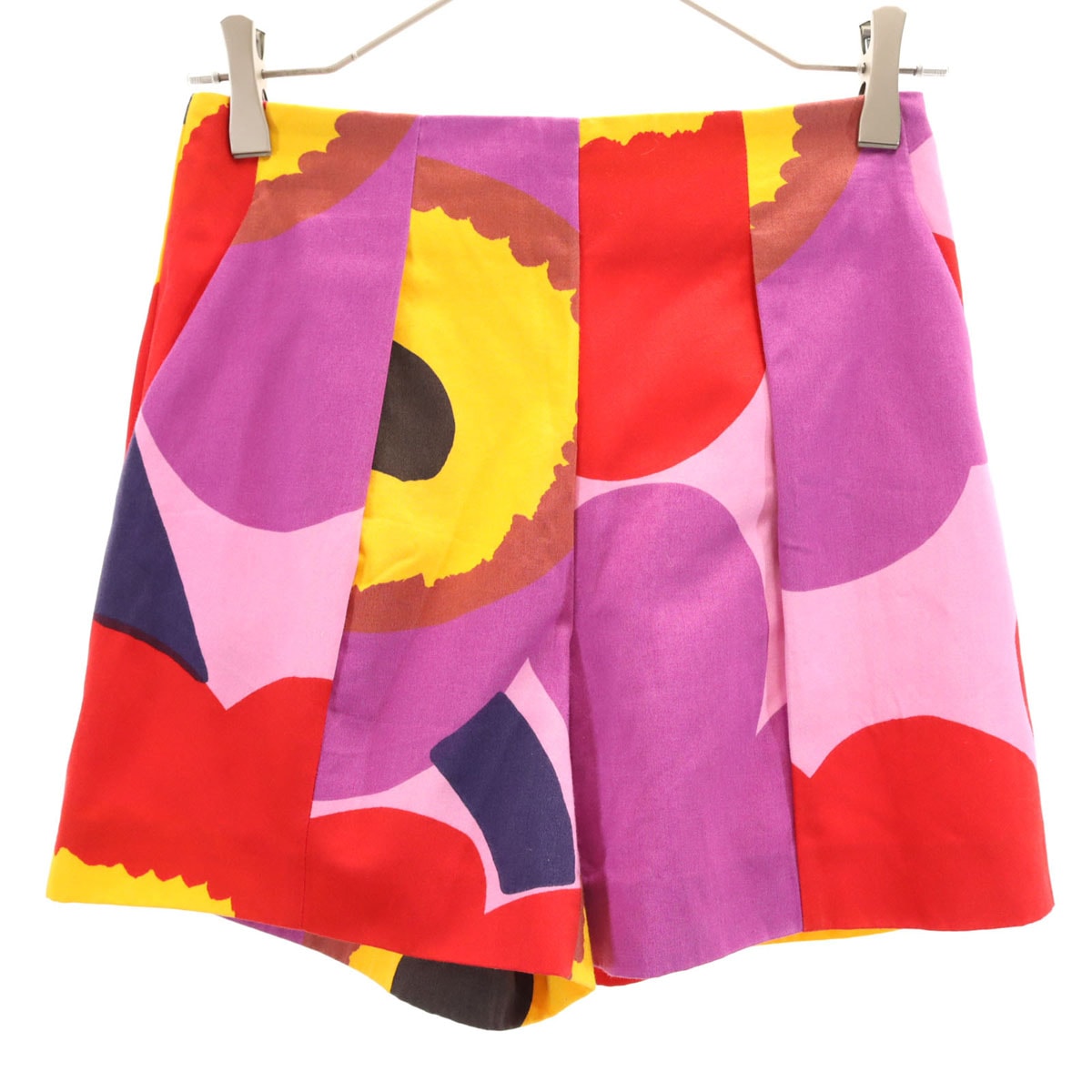 marimekko マリメッコ 総柄 ショートパンツ 34 マルチ