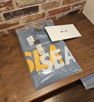 WIND AND SEA SEA (Crack-P-Dye) S/S Tee "J Blue Yellow"