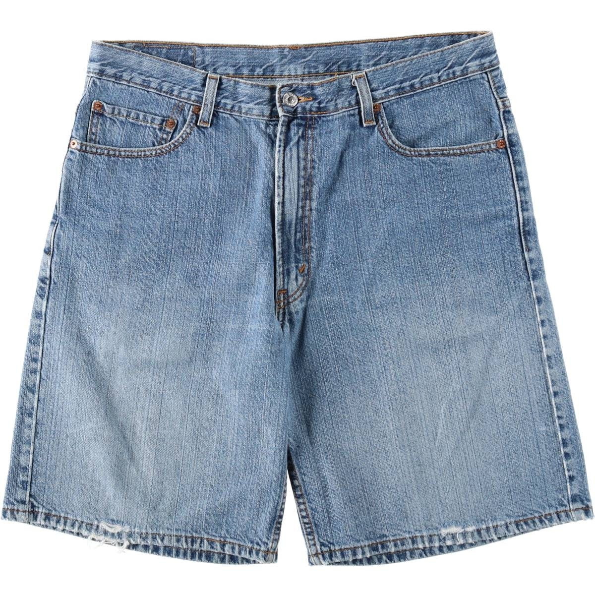古着 00年代 リーバイス Levi's 550 RELAXED FIT デニムショーツ ショートパンツ メンズw36相当/eaa647939