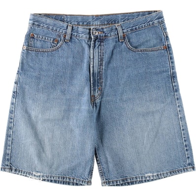 古着 00年代 リーバイス Levi's 550 RELAXED FIT デニムショーツ ショートパンツ メンズw36相当/eaa647939