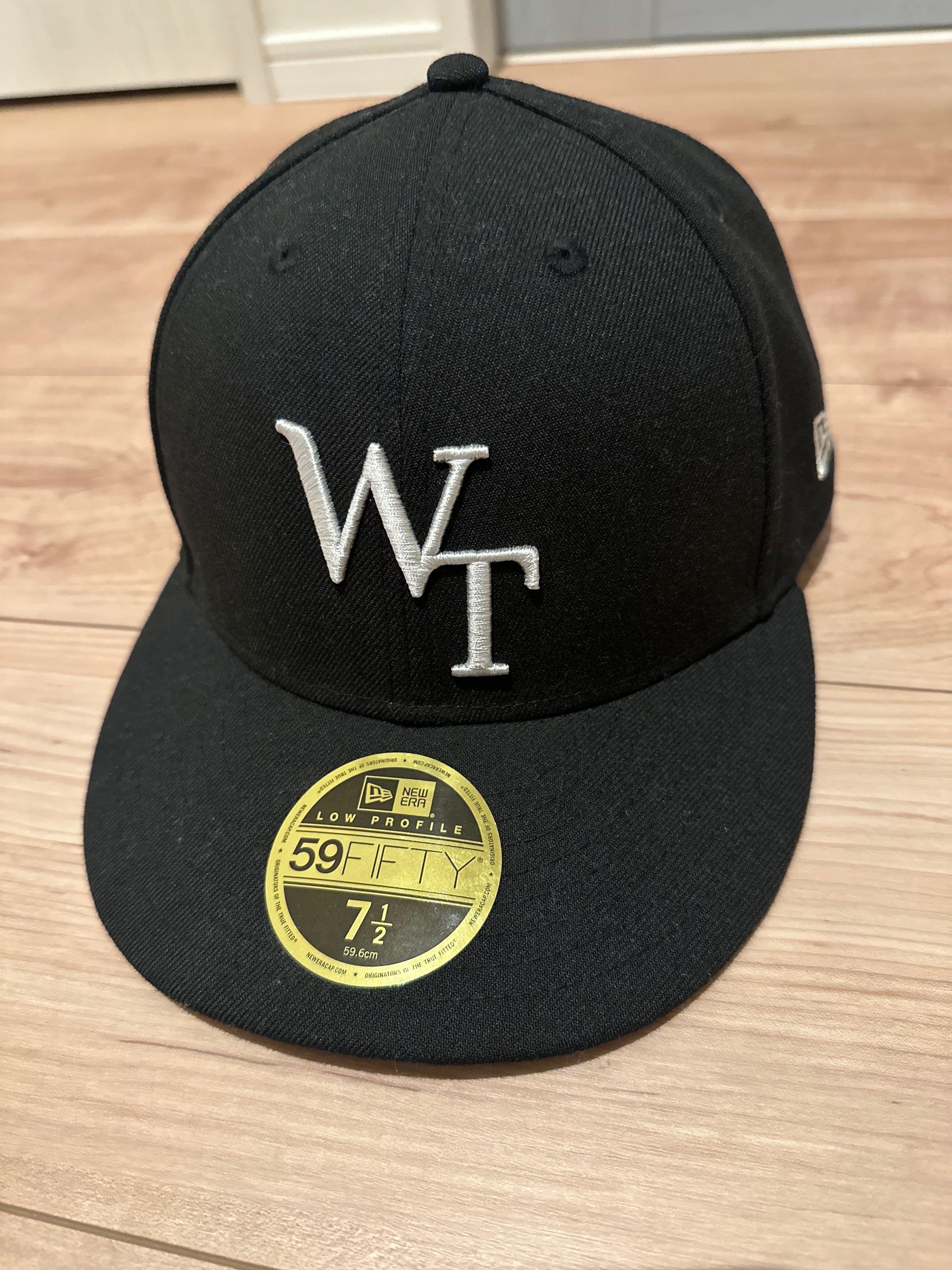 Wtaps x NEWERA 59FIFTY LOW PROFILE / CAP / POLY. TWILL. "Black" 221NENED-HT01