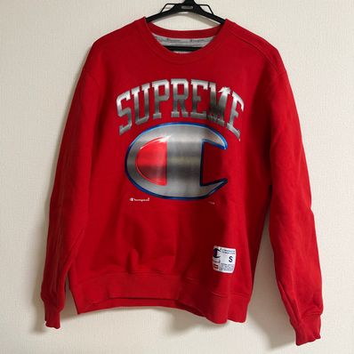 Supreme Champion Chrome Crewneck "Red"