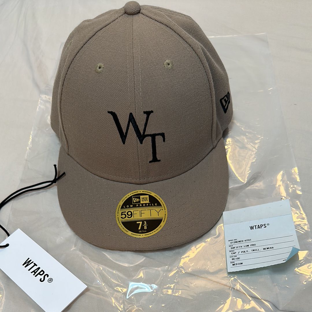 Wtaps 59FIFTY LOW PROFILE / CAP / POLY. TWILL. NEWERA "Beige"