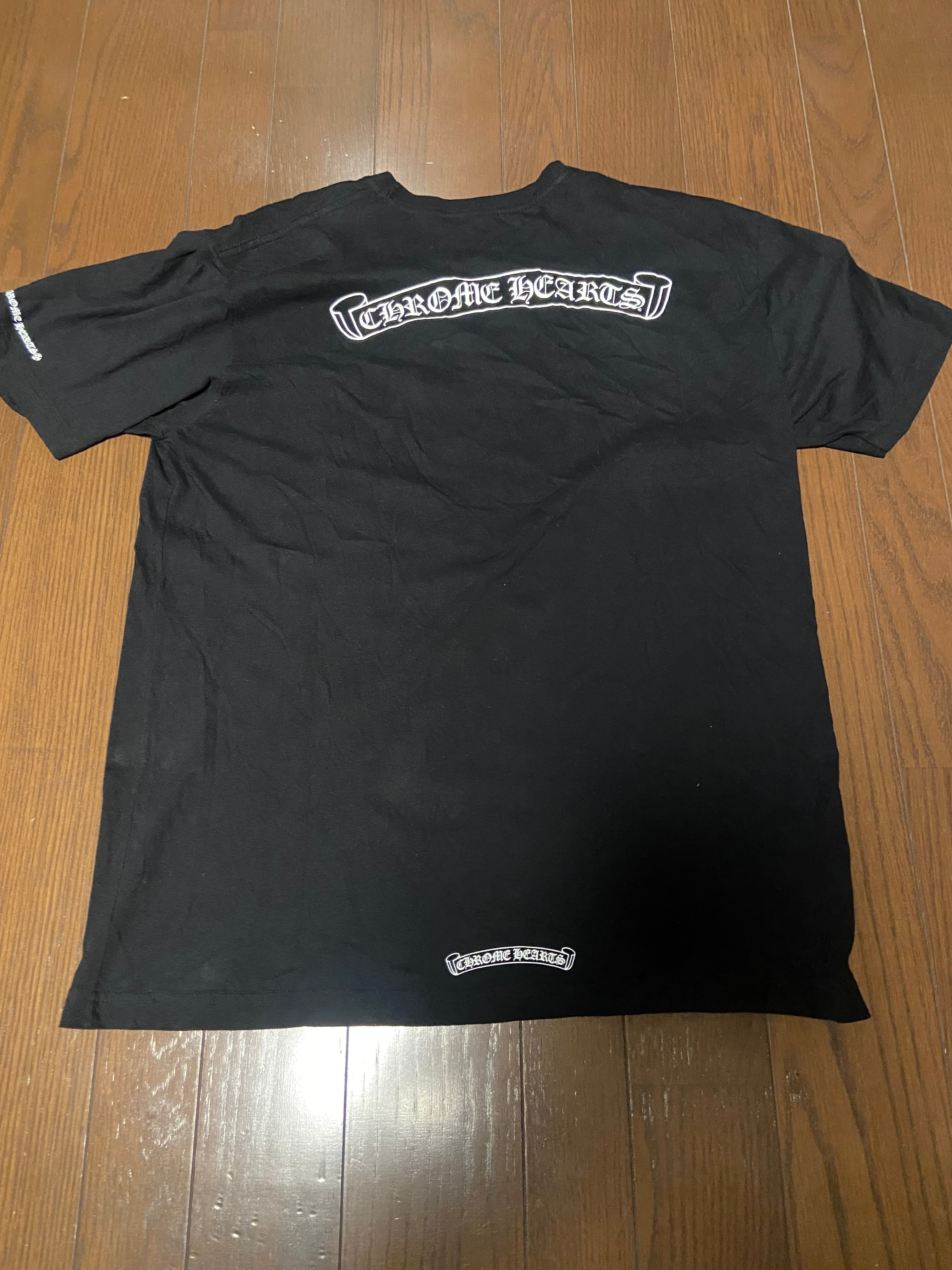 Chrome Hearts Scroll Label Print T-shirt FUCK YOU "Black"