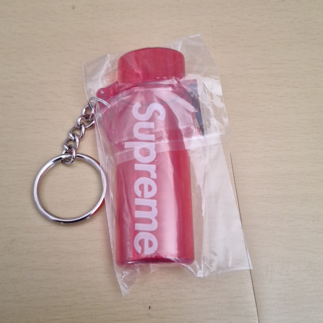 Supreme Waterproof Lighter Case Keychain "Red"