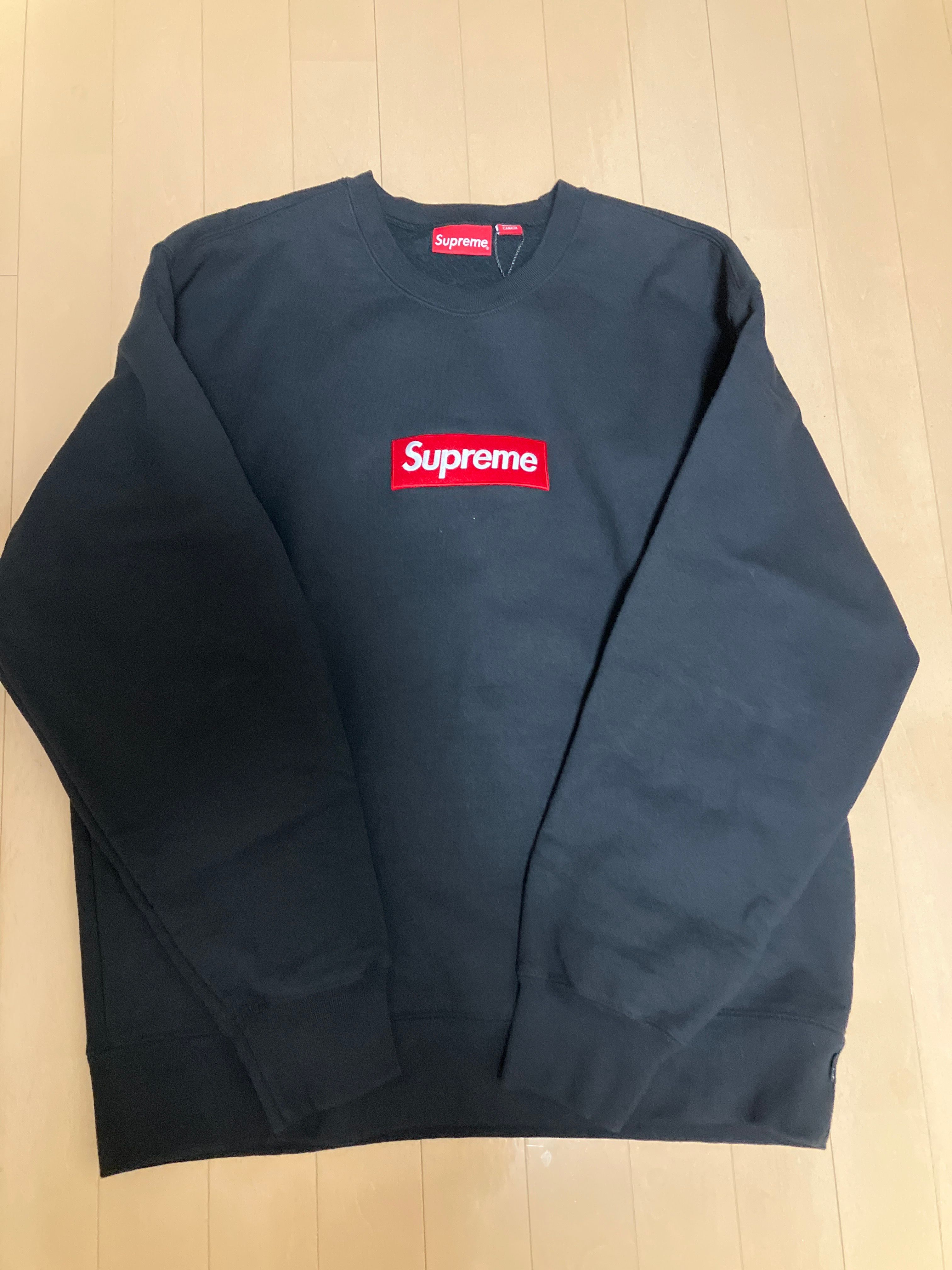 Supreme Box Logo Crewneck "Black" (22FW)