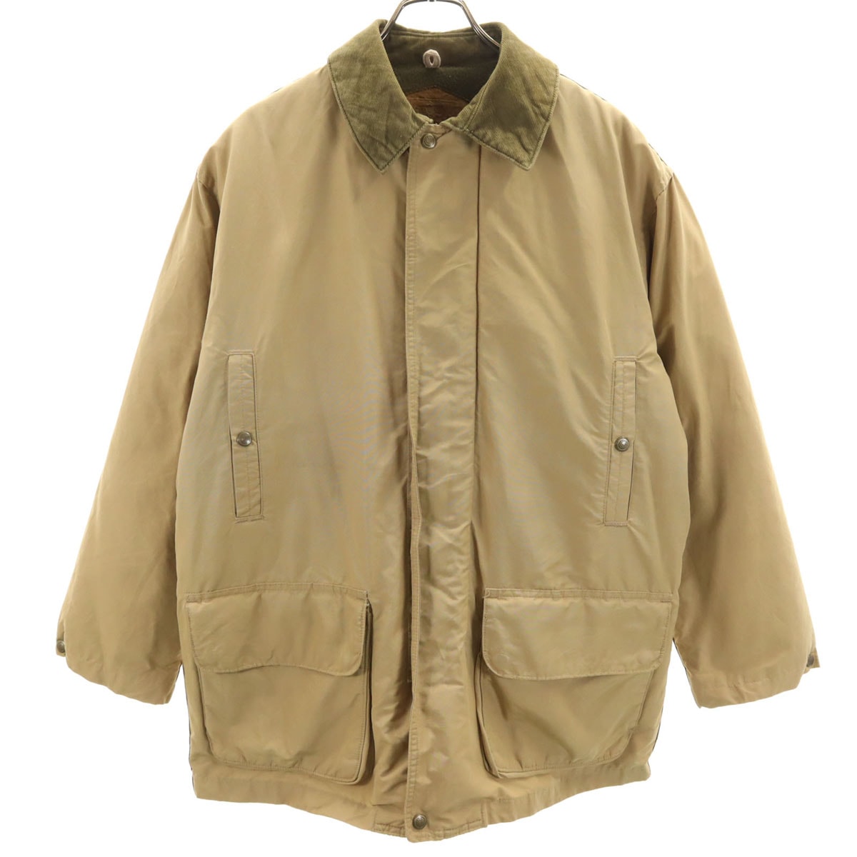 WOOLRICH ウールリッチ 90s USA製 オールド 襟コーデュロイ コート M ベージュ