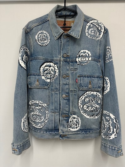Stussy & Denim Tears Type 2 Jacket "Light Indigo" 8029026