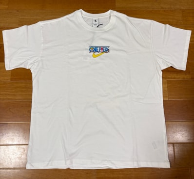 Nike x One Piece Solo Swoosh T-Shirt QS Promise of Battle "White"