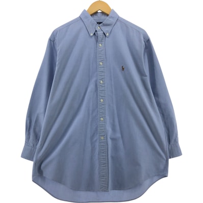 古着 ラルフローレン Ralph Lauren YARMOUTH 長袖 ボタンダウンシャツ メンズXL相当/eaa538298