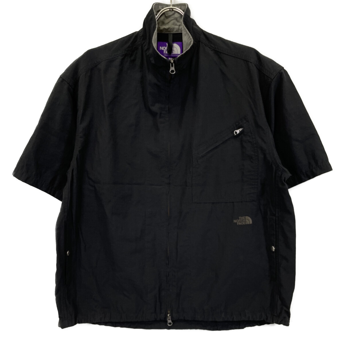 ザ ノースフェイス パープルレーベル ブラック NP2409N Field Short Sleeve Jacket S