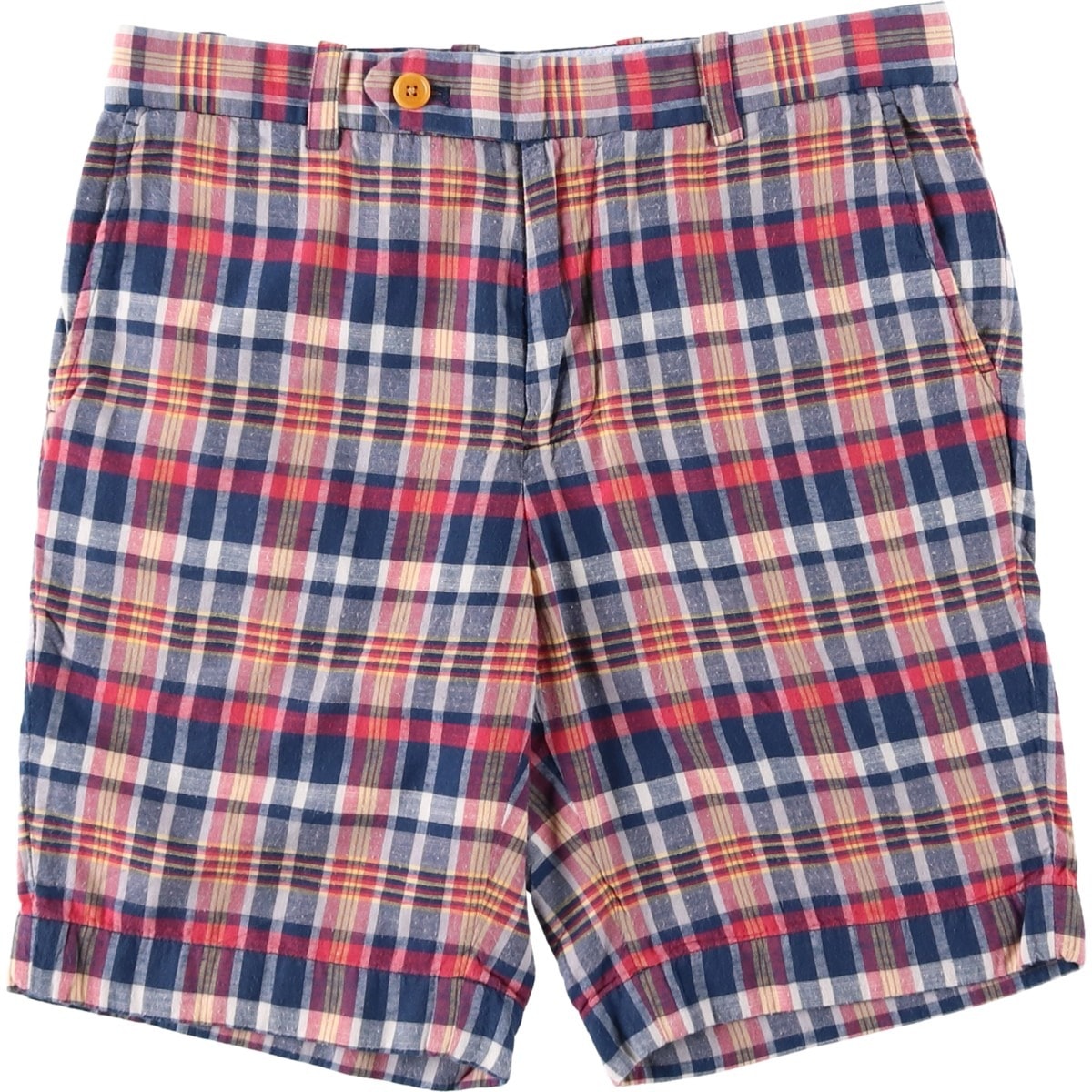 古着 ブルックスブラザーズ Brooks Brothers BERMUDA SHORT チェック柄 コットンショーツ ショートパンツ メンズw33相当/eaa644419