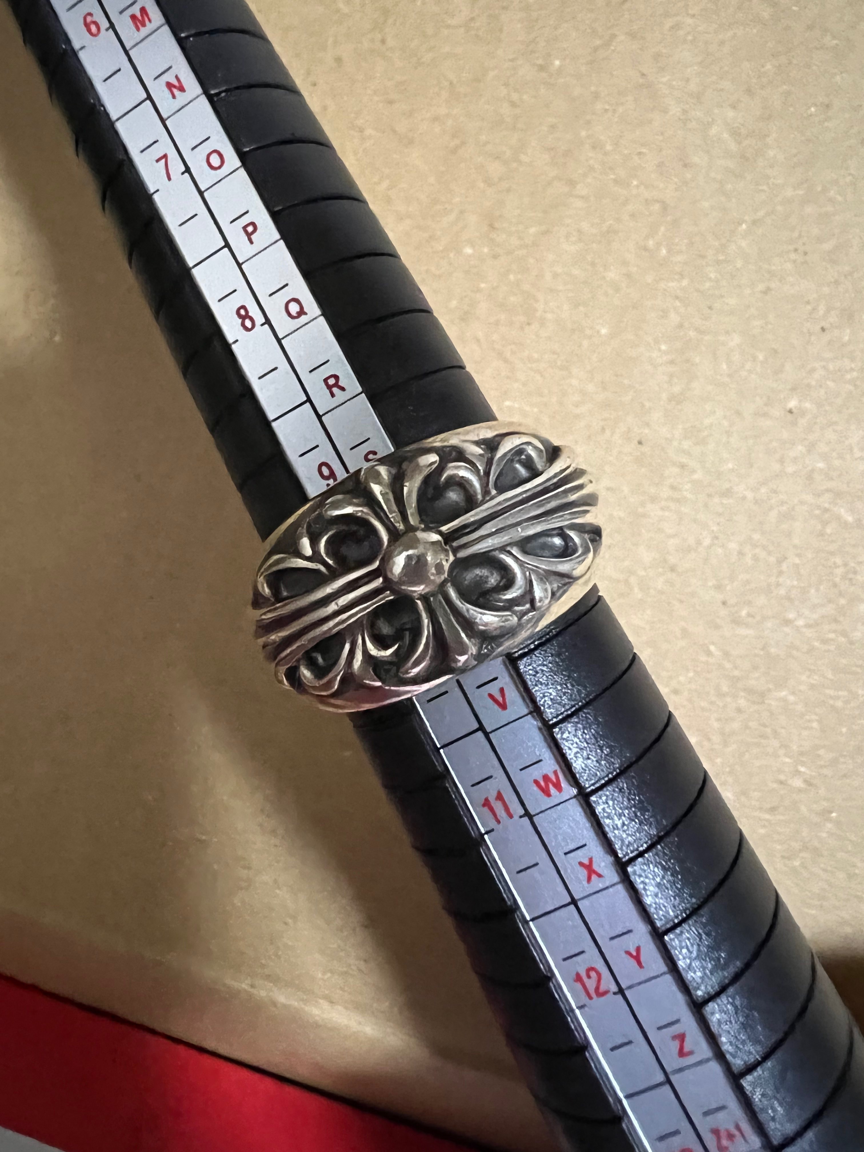 Chrome Hearts Floral Cross Ring "Silver"