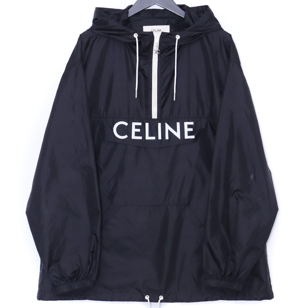 CELINE Windbreaker In Lightweight Nylon "Black"
