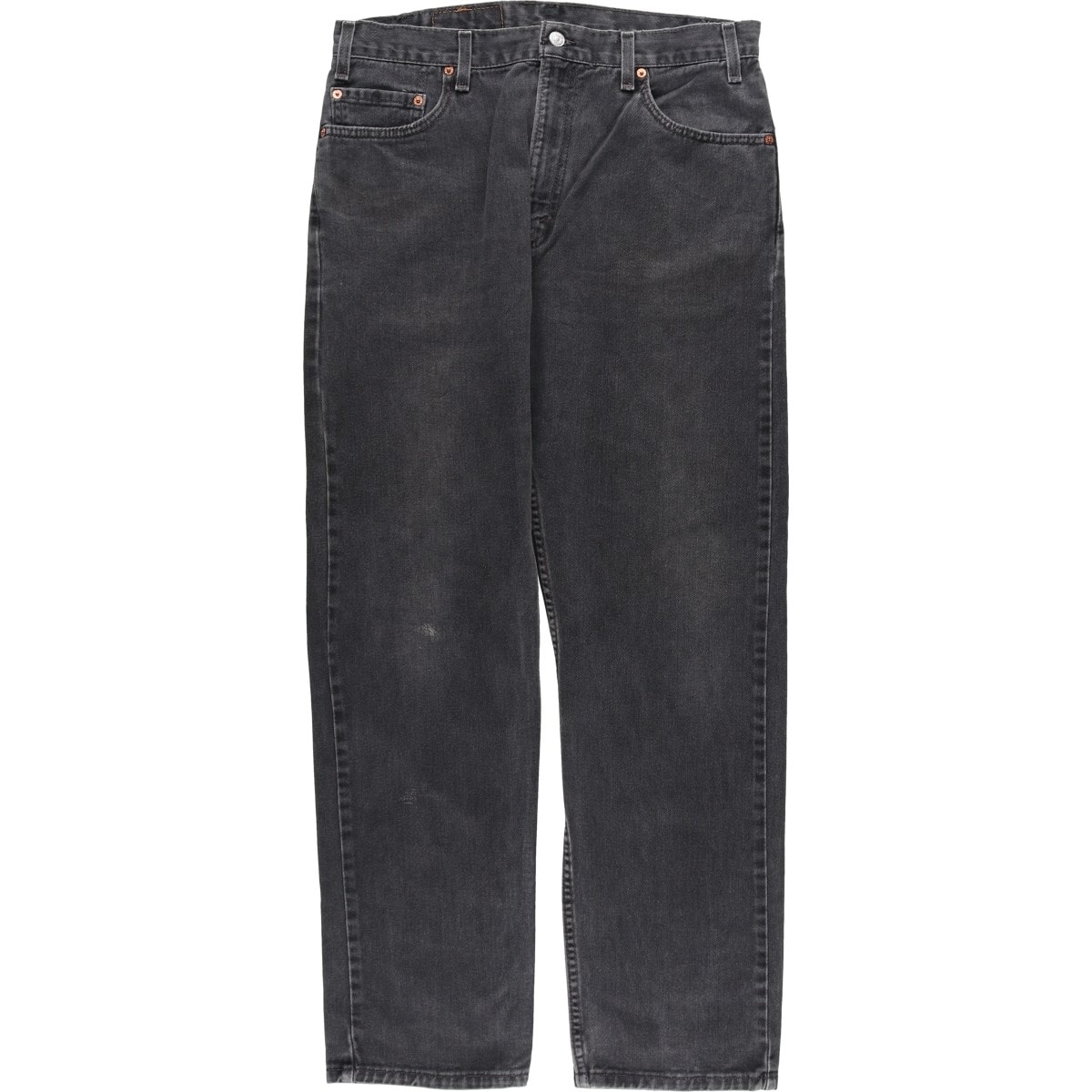 古着 00年代 リーバイス Levi's 505-0260 REGULAR FIT STRAIGHT LEG ブラックデニム テーパードデニムパンツ メンズw35相当/evb033316