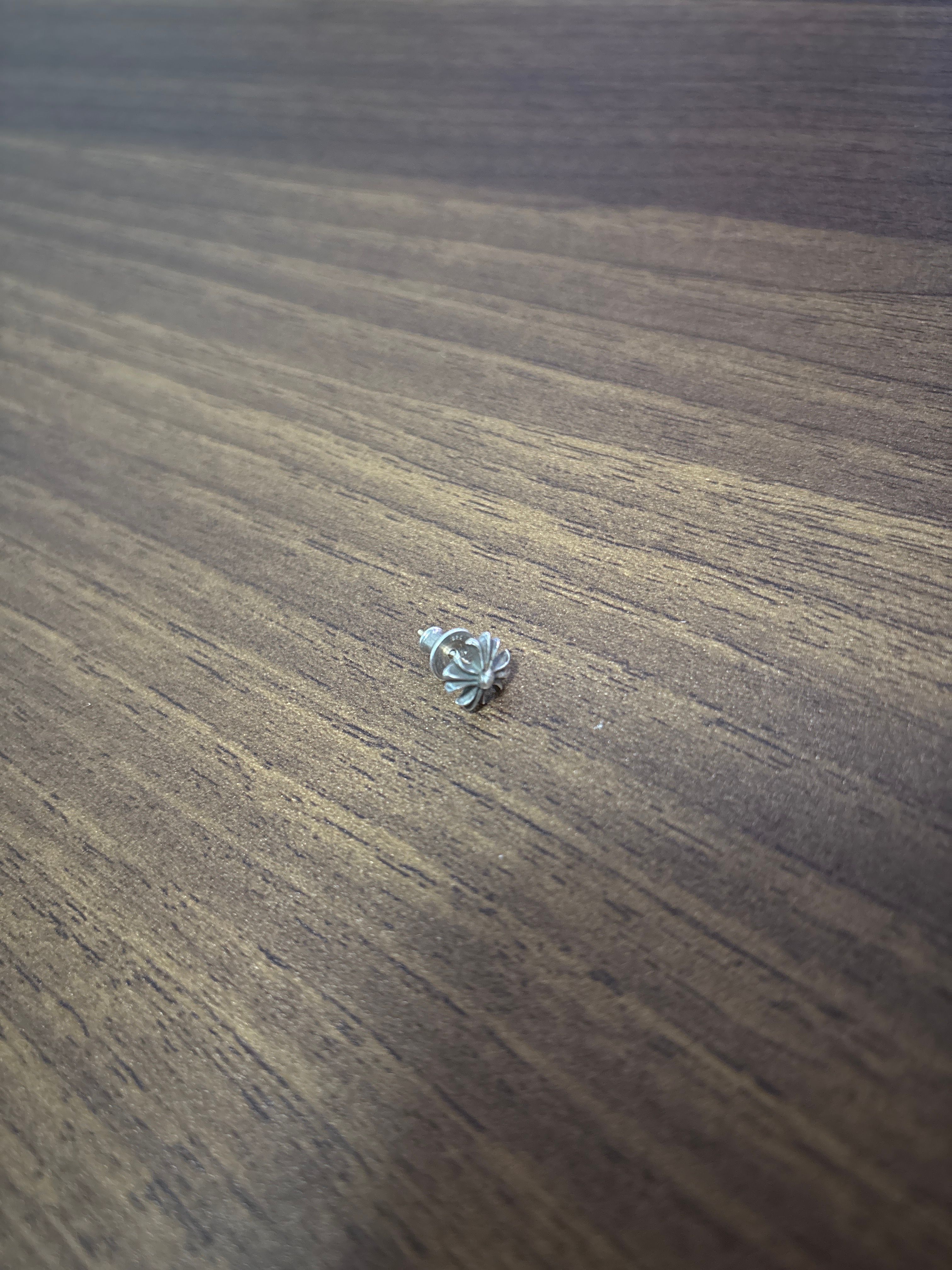 Chrome Hearts CH Plus Stud Earrings "Silver"