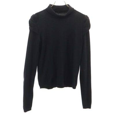 FOXEY フォクシー 長袖 タートルネック セーター 42 ブラック ニット