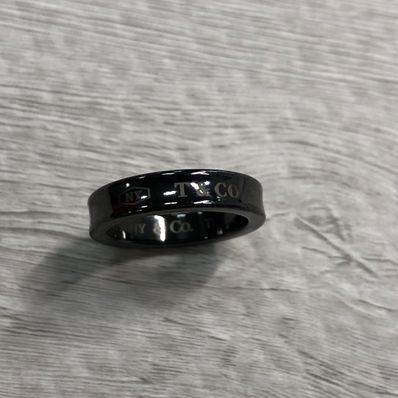 ティファニー Tナロー1837 Ti 2.1g リング