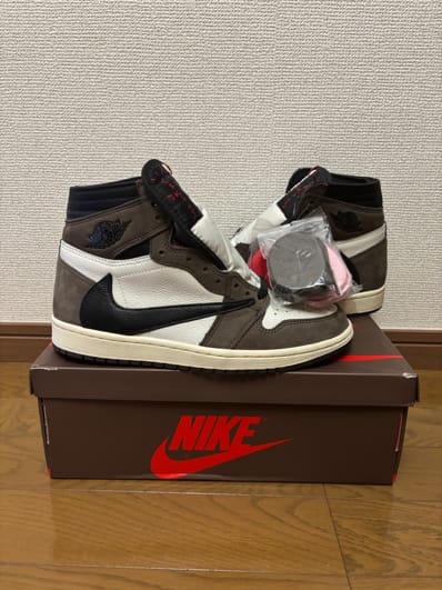Travis Scott × Nike Air Jordan 1 Retro High OG TS SP "Sail/Dark Mocha"