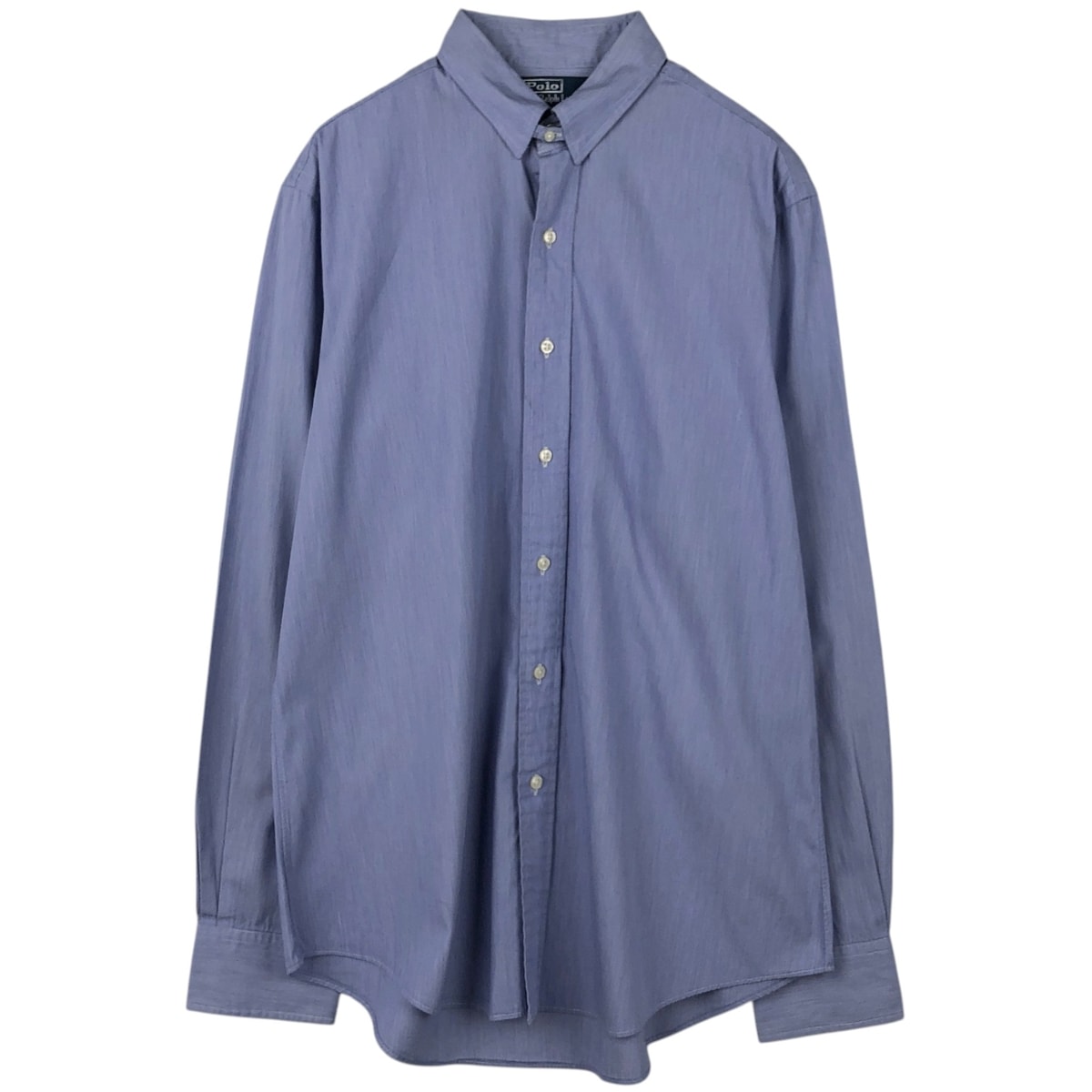 古着 ラルフローレン Ralph Lauren POLO by Ralph Lauren DOUGLAS TAB CUSTOM FIT 長袖 コットンシャツ メンズL相当/eaa666439